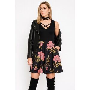 Moyabo Fit & Flare Floral Dress | Modern Feminine Layering Piece